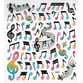 Music Theme Stickers Music Notes and Staff
